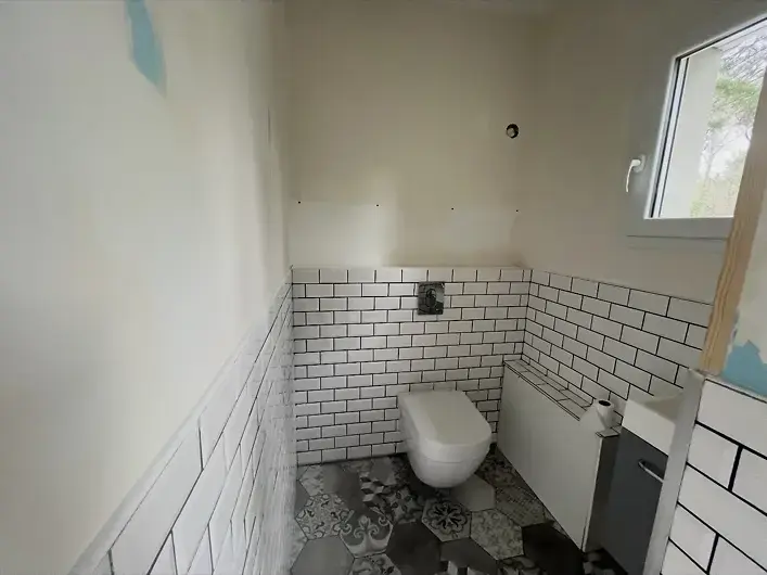 Sanitaires avant rénovation